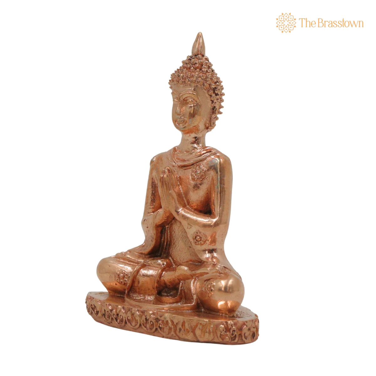 Bronze Buddha Idol – Handcrafted Spiritual Décor 3 Inch 3