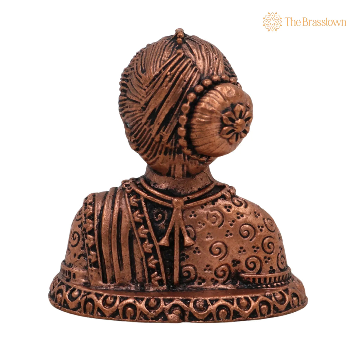 Copper Gowri Idol – Handcrafted Home Pooja Décor 1.5 Inch 4