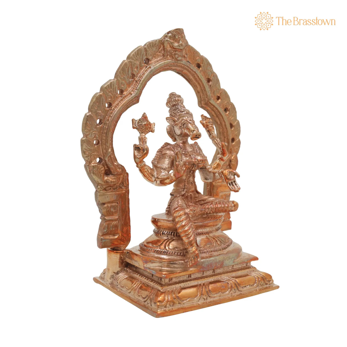 Bronze Varahi Devi Idol – Handcrafted Panchami Varahi Amman, Dandanayaki Varahi for Puja, Home Mandir & Décor 5 Inch 2