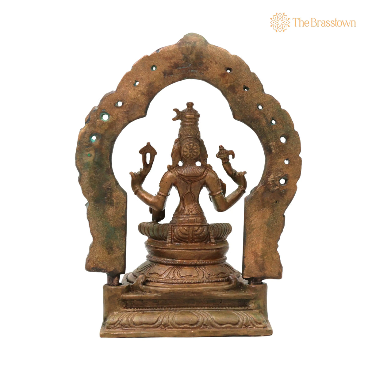 Bronze Parvati Devi Idol – Handcrafted Traditional Murti for Puja, Home Mandir & Décor 5 Inch 4