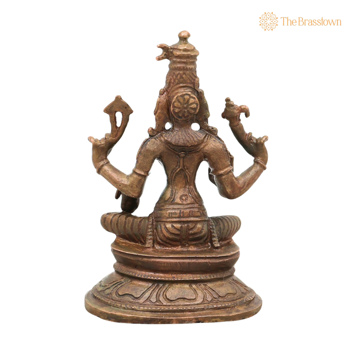 Bronze Bhuvaneshwari Idol – Handcrafted Chola Style Mahavidya Devi Murti for Pooja, Temple, Home Décor & Gifting 3 Inch 4