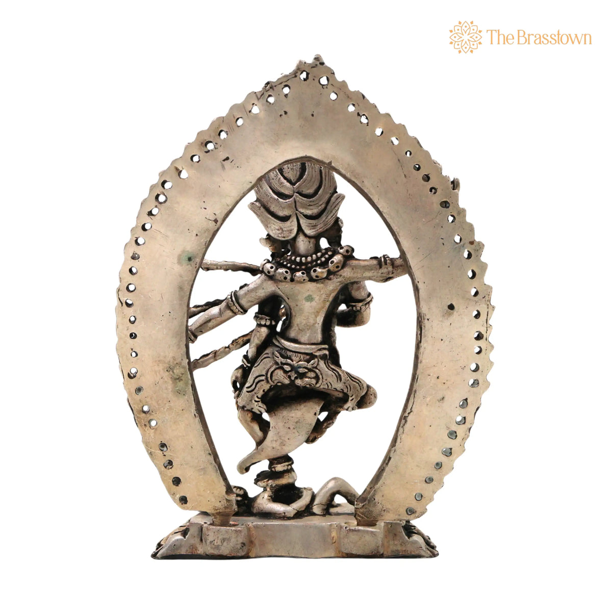 Brass With Silver Coated Handcrafted Kurukulla Devi Idol for Puja, Home Mandir & Décor 5.5 Inch 4