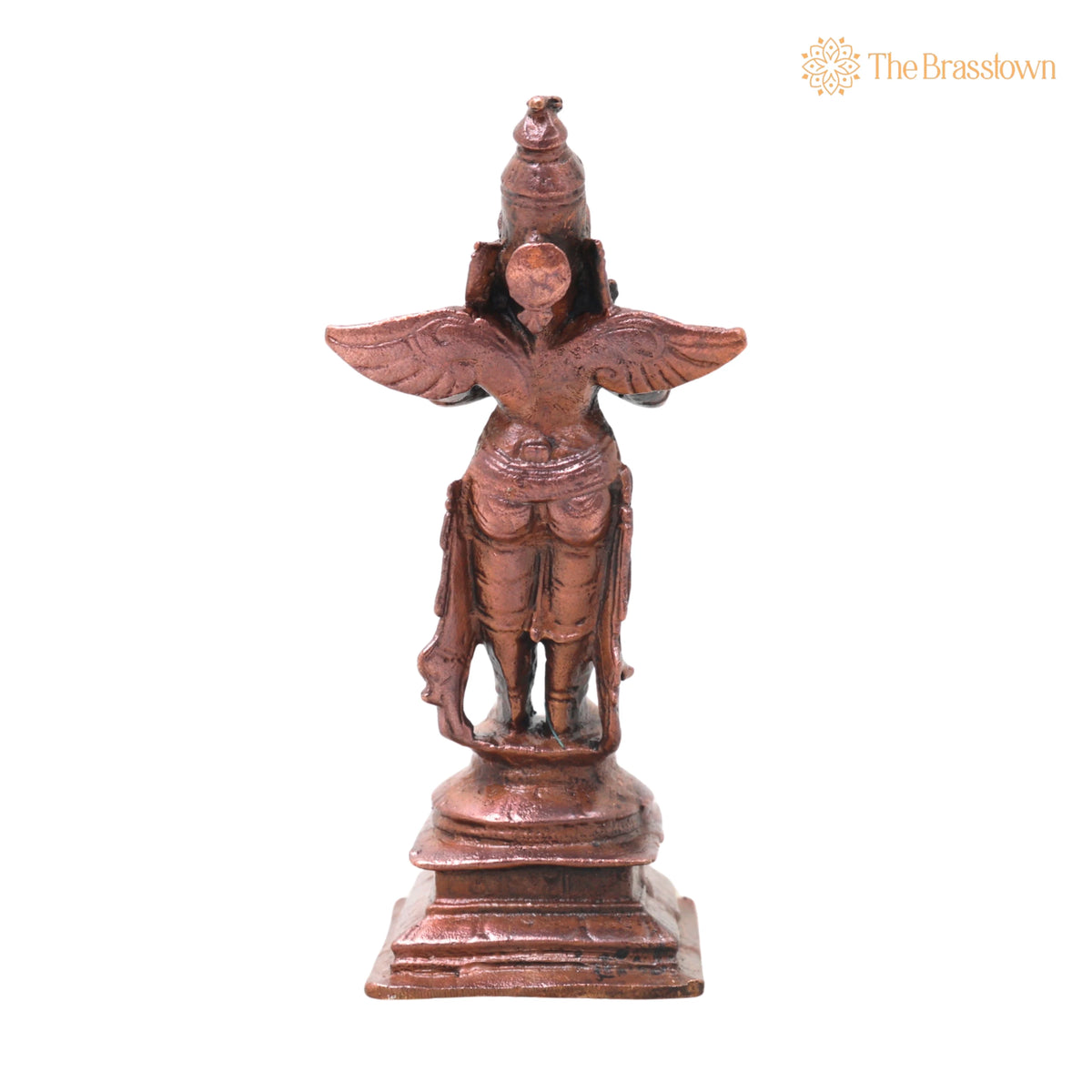 Copper Garuda Idol – Handcrafted Traditional Murti for Puja, Home Mandir & Décor 4.5 Inch 4