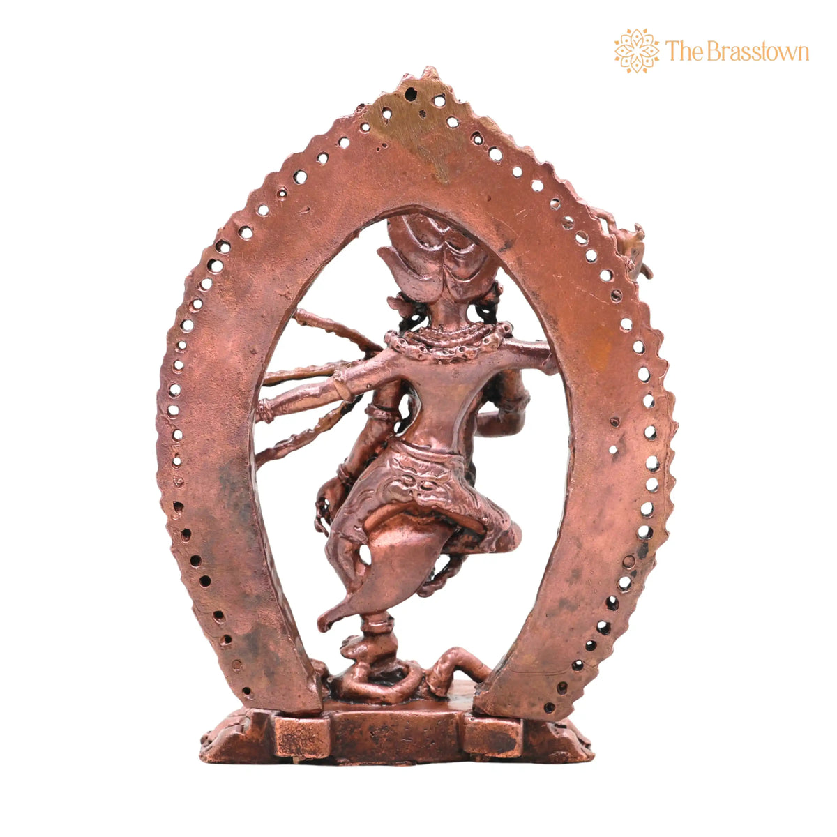 Copper Kurukulla Devi Idol Handcrafted Murti for Pooja – Meditation, Home Décor & Gifting 5.5 Inch 4