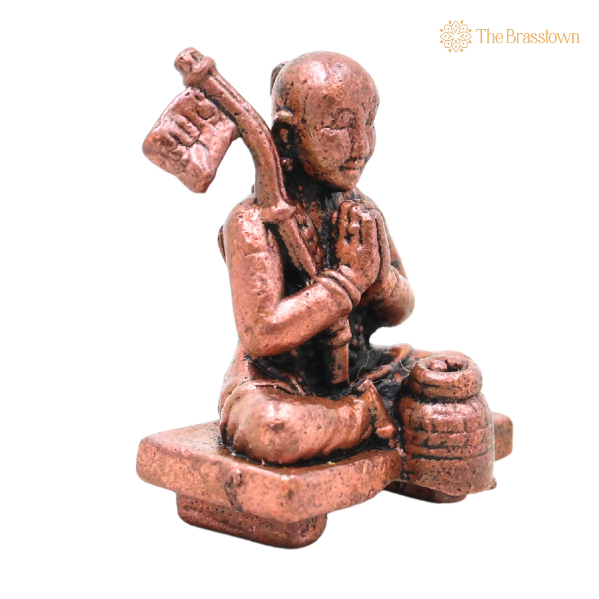 Copper Shree Ramanujacharya Idol – Handcrafted Home Décor & Gifting 1 Inch 2