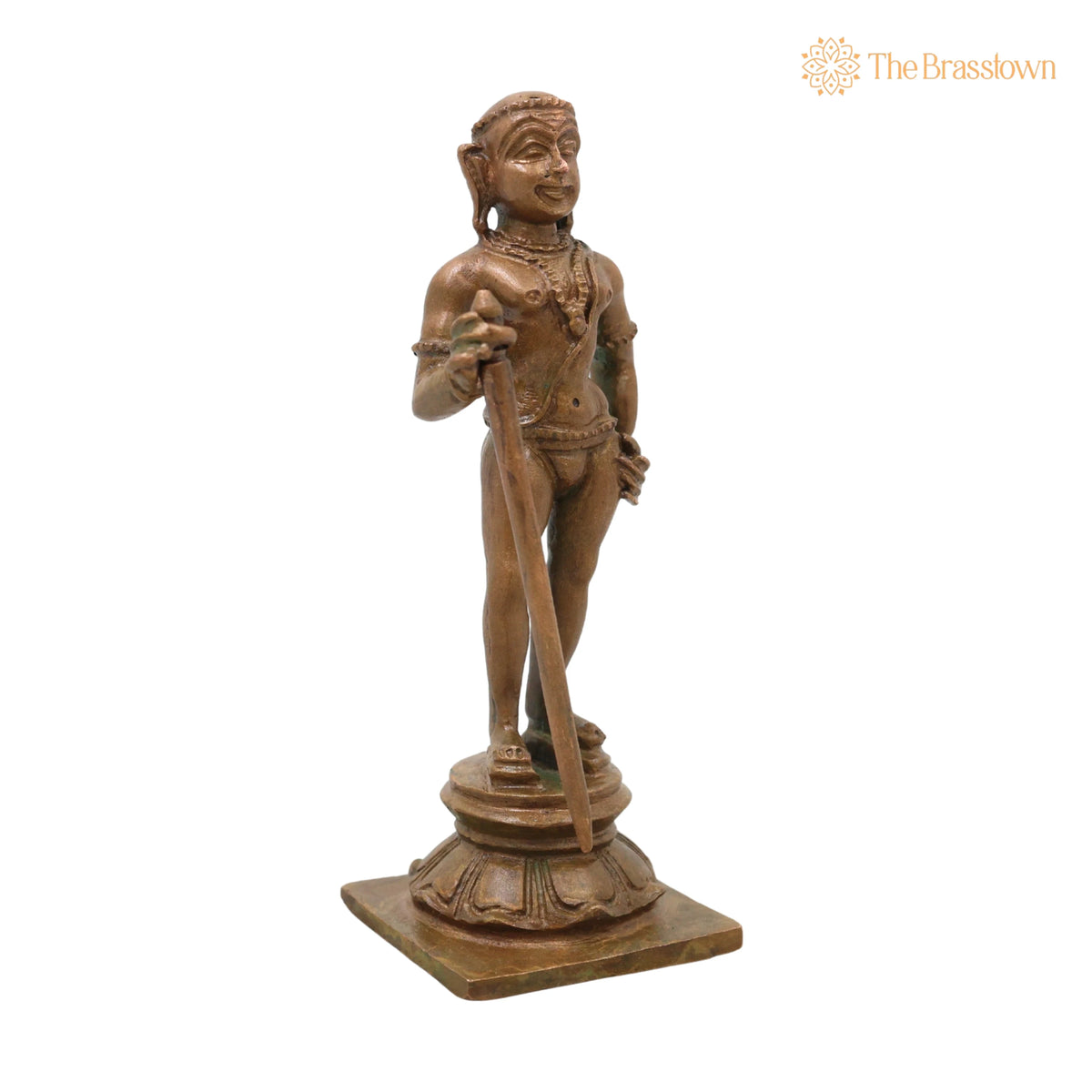 Bronze Murugan Idol – Dhandayudhapani Subramanya Kartikeya Statue for Pooja Home Décor Gifting Handcrafted Chola Style 4 Inch 2