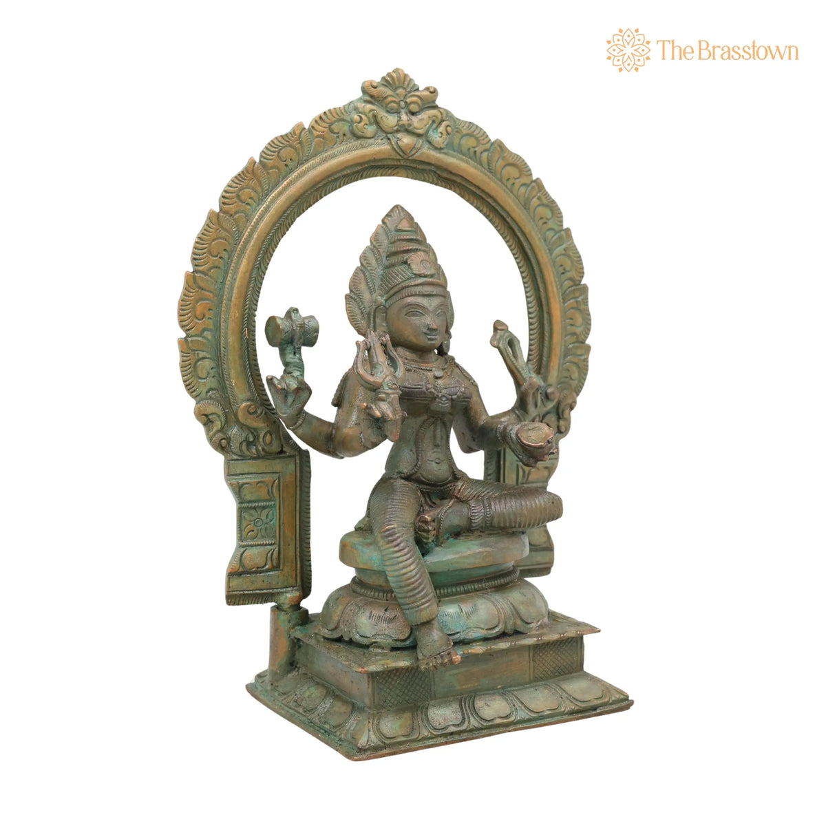 Bronze Mariamman Idol – Handcrafted Mahamariamman Karumariamman Amman Devi Murti for Pooja, Vastu, Home Décor & Gifting 9 Inch 2