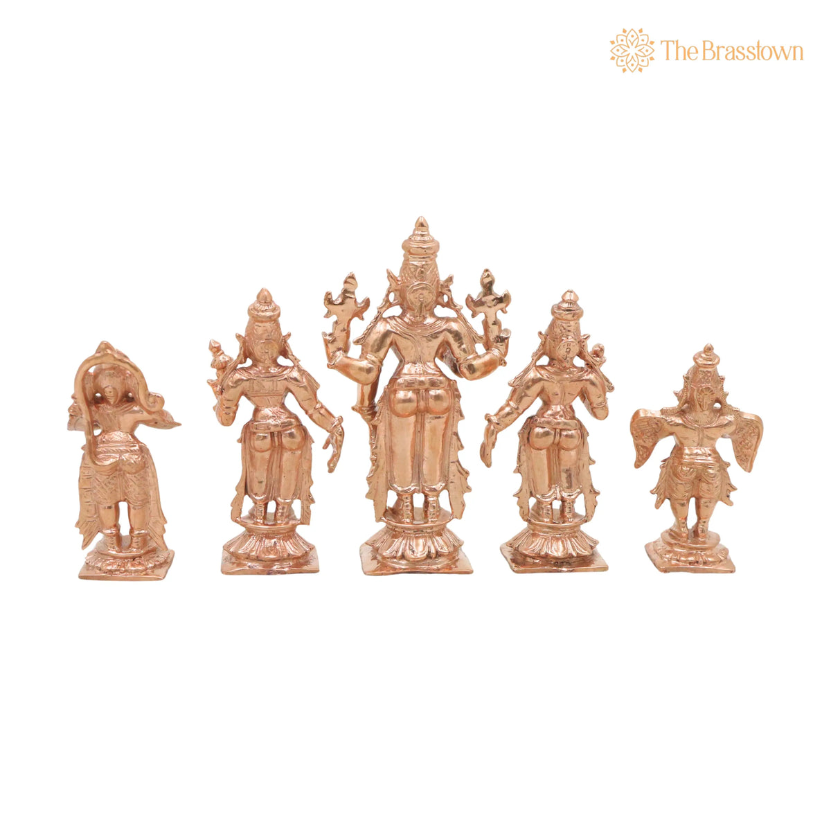 Bronze Lakshmi Narayana Idol – Handcrafted Décor & Gifting 4 Inch 4