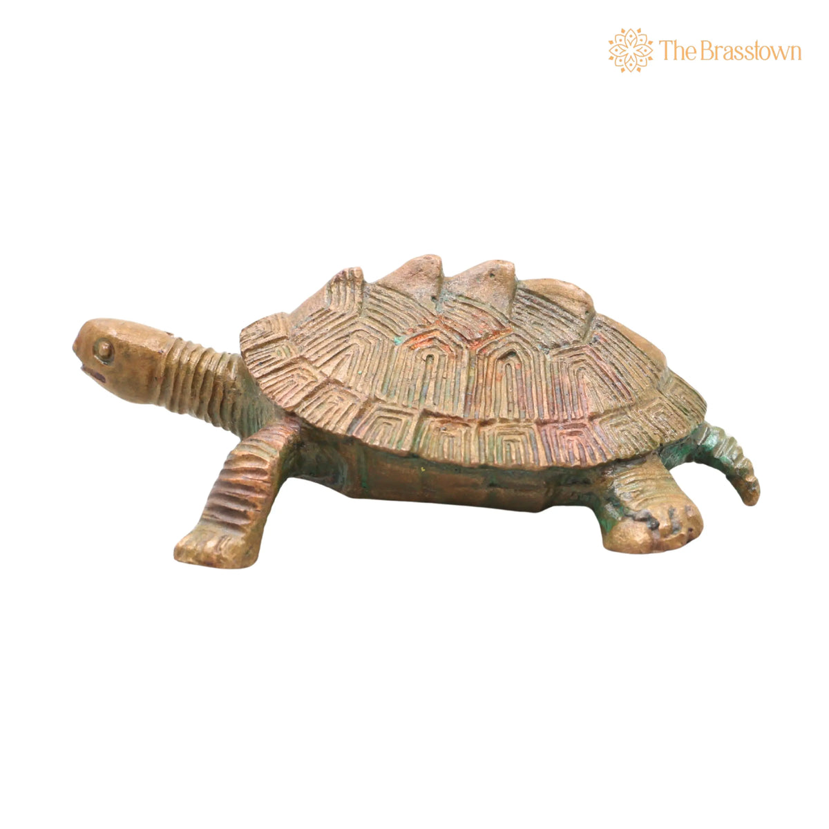 Bronze Tortoise Idol Kurma Statue – Vastu Pooja Home Décor, Handcrafted Traditional Chola Art, Spiritual Gift 2 Inch 3