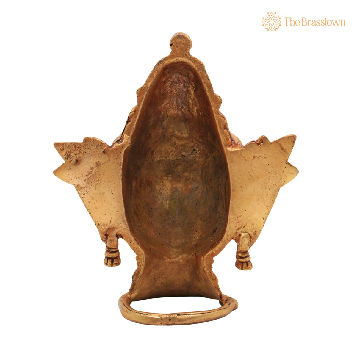 Handcrafted Brass Gowri Head Idol – Home Temple & Décor 7 Inch 4