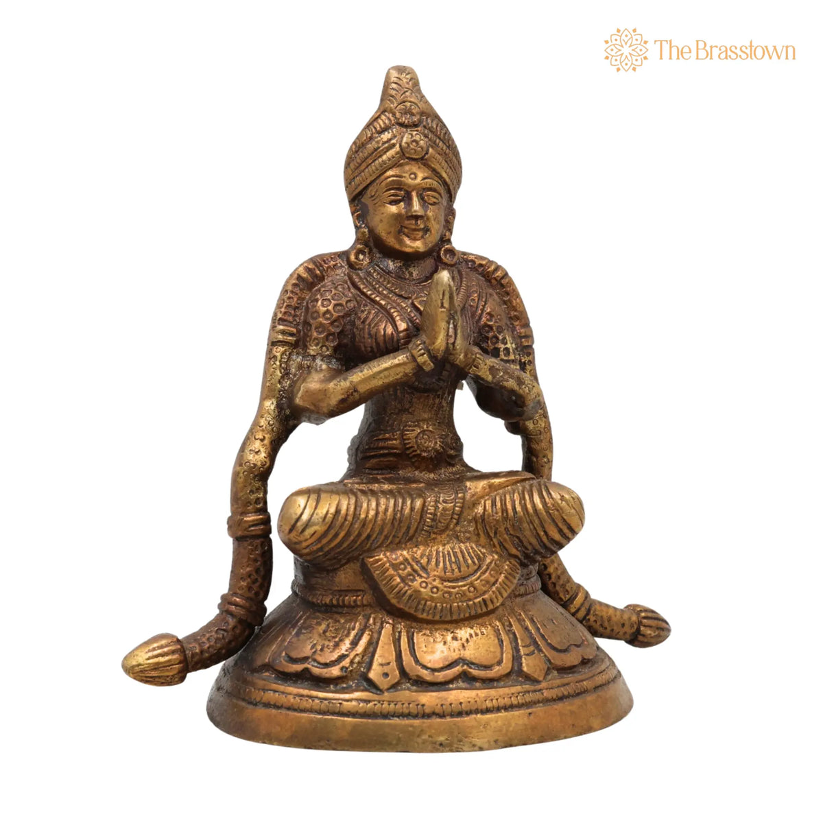 Brass Kubera Idol – Handcrafted Kuber Murti, Peetal Kuvera Vigraha, Décor & Gifts 6 Inch 2