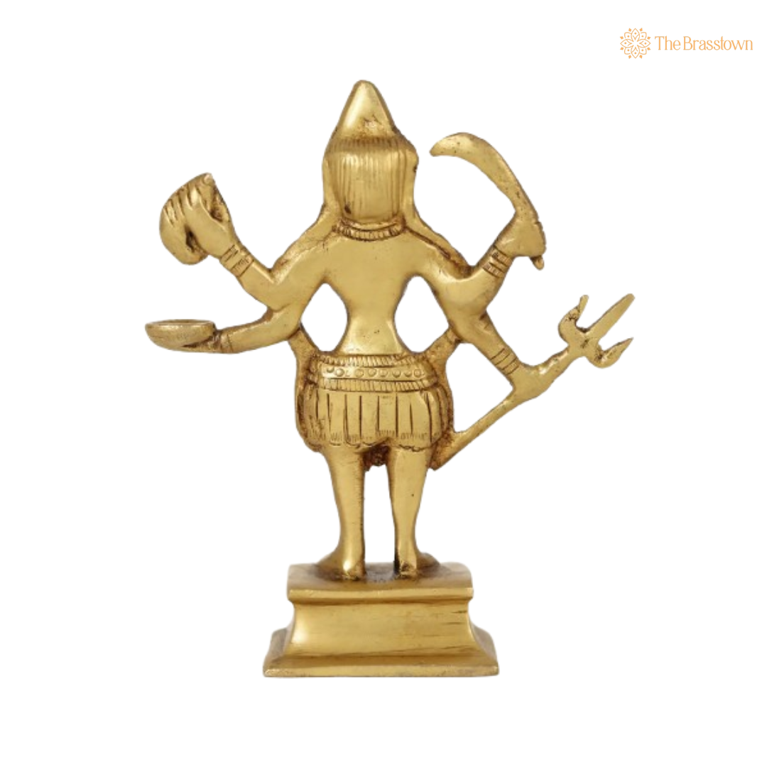 Brass Kali Maa Idol 6 Inch