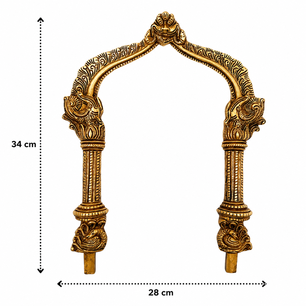Antique Brass Arch Frame 13 inch
