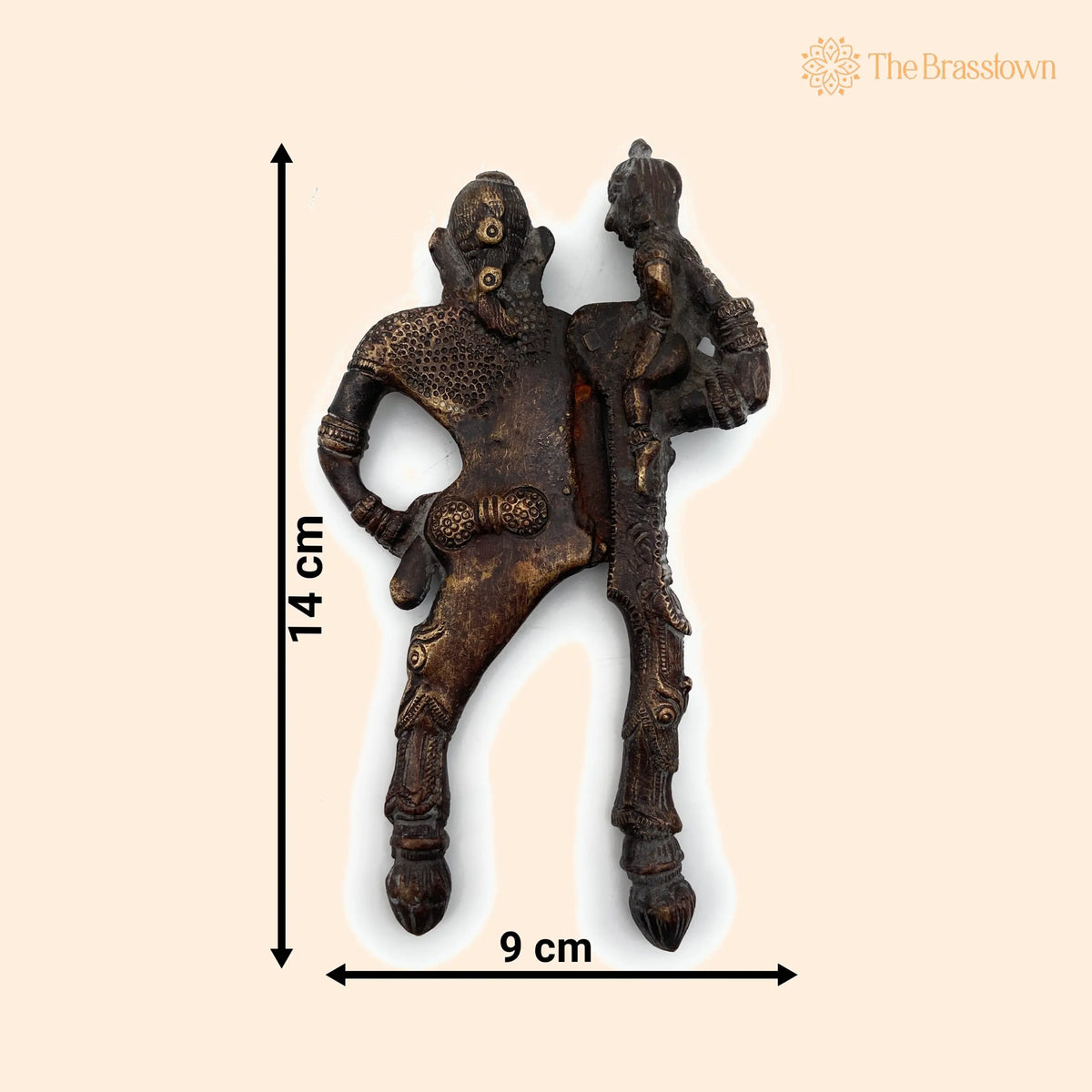 Handcrafted Brass Sarota – Peetal Betel Nut Cutter, Pital Supari Cutter, Antique Areca Nut Splitter, Traditional Adike Katti 5.5 Inch 1