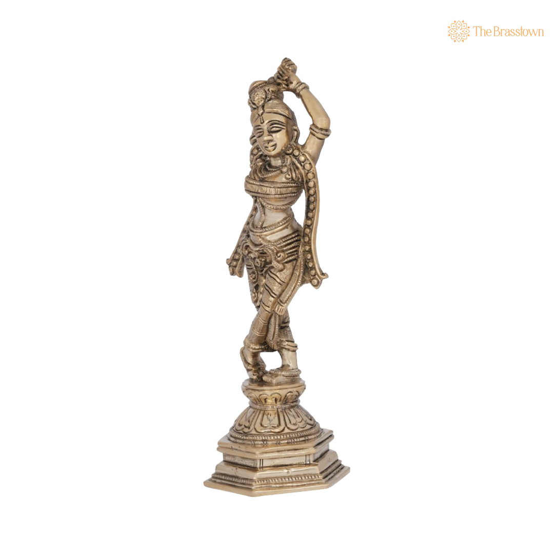Divine Apsara in a Graceful Dance Pose 9 Inch