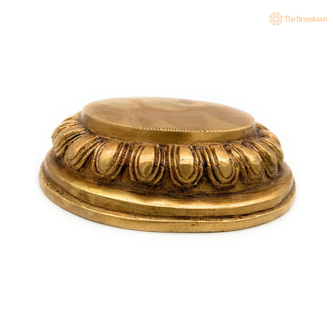 Elegant Brass Pedestal 1.5 Inch