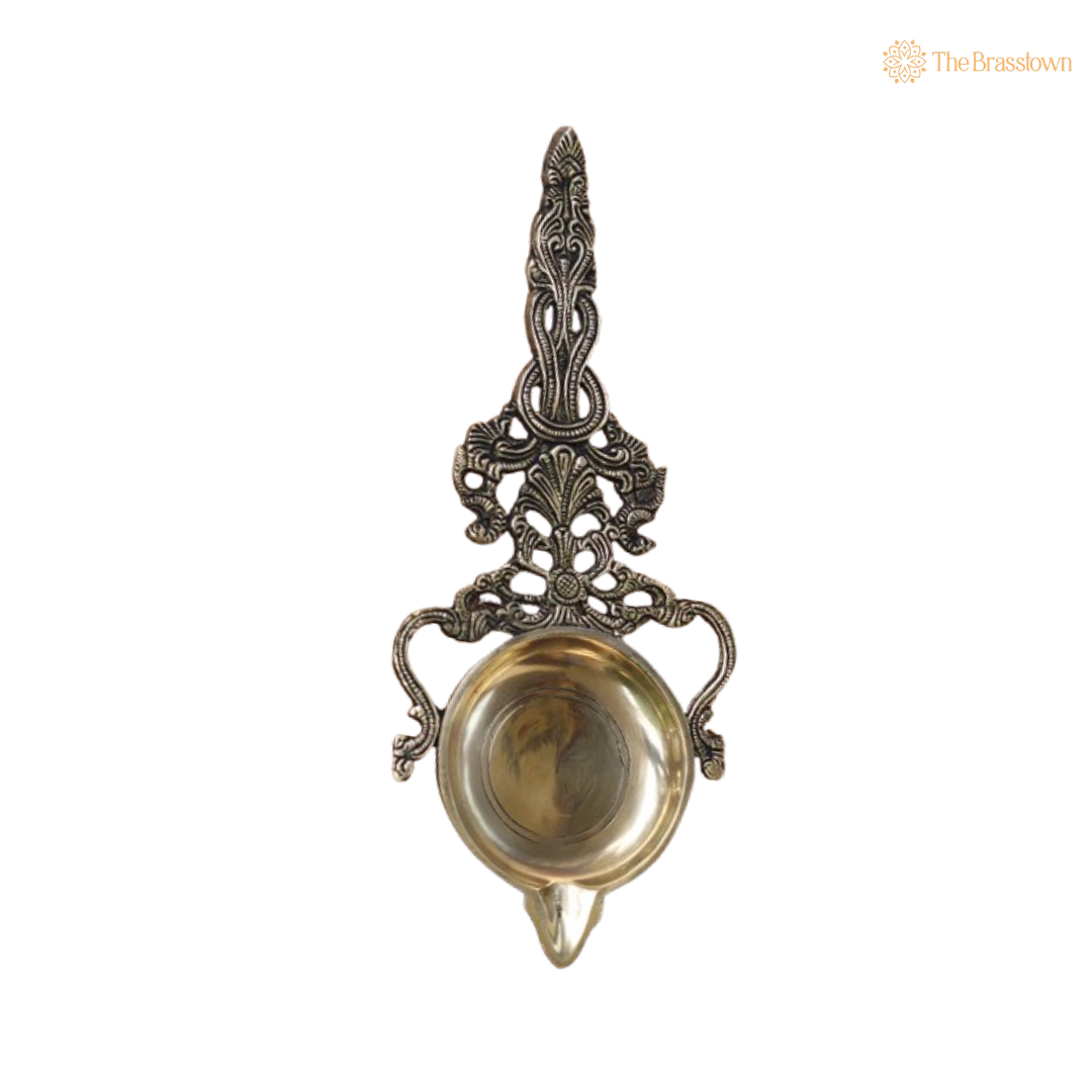 Handcrafted Brass Decorative Spoon 11 Inch