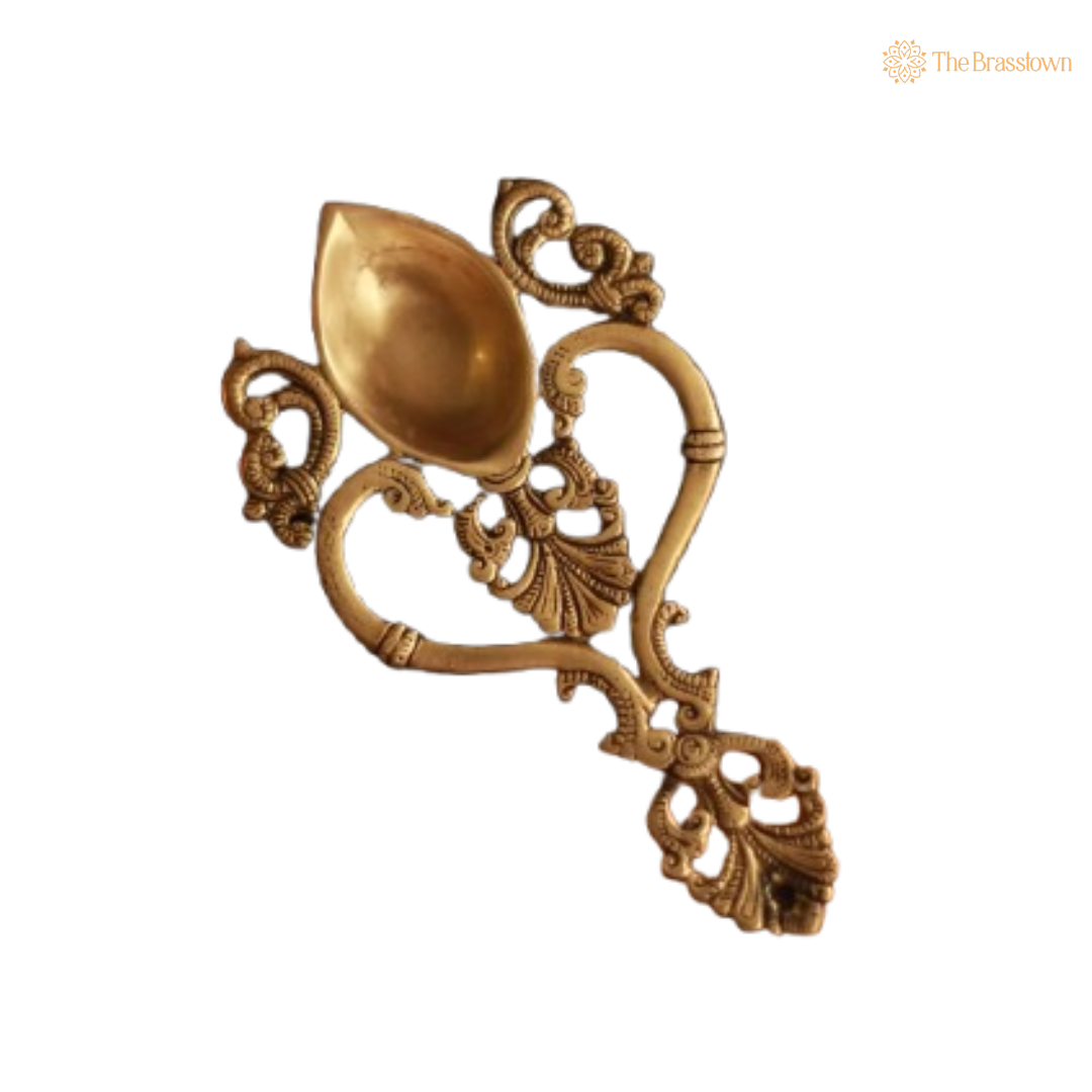 Handcrafted Brass Decorative Spoon 8 Inch