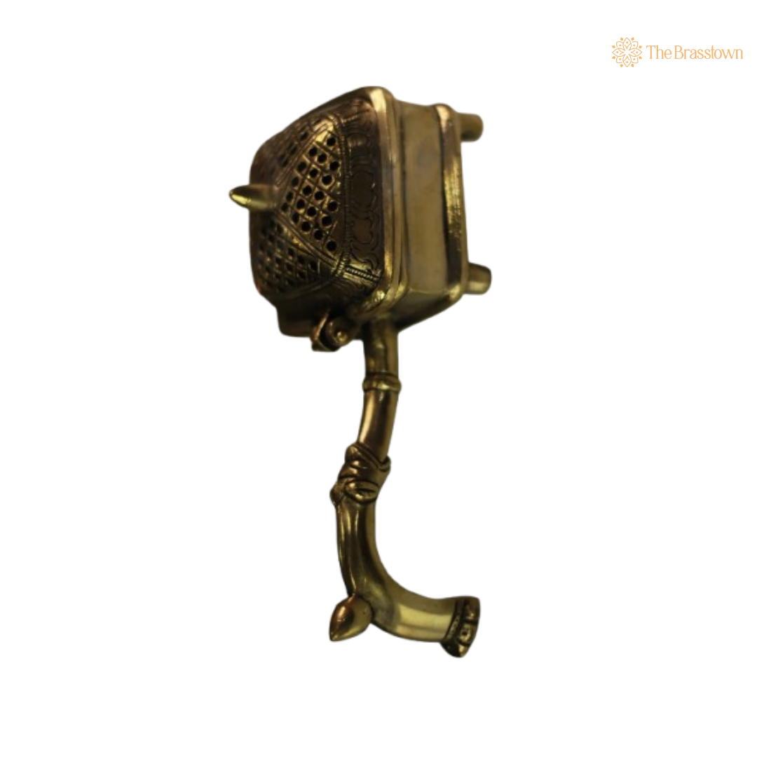 Handcrafted Brass Incense Burner (Dhoop Dani) 3 Inch