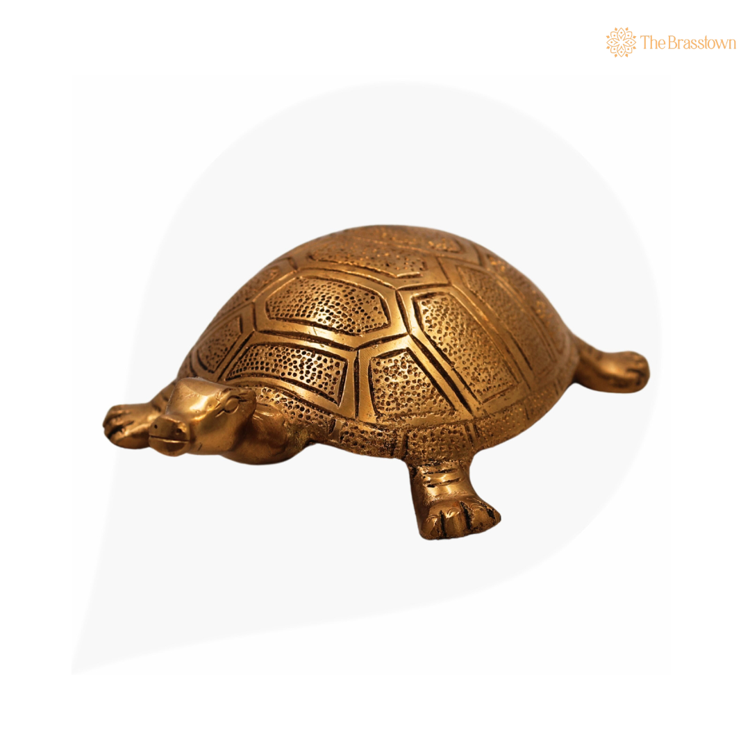 Handcrafted Brass Tortoise 2.5 Inch