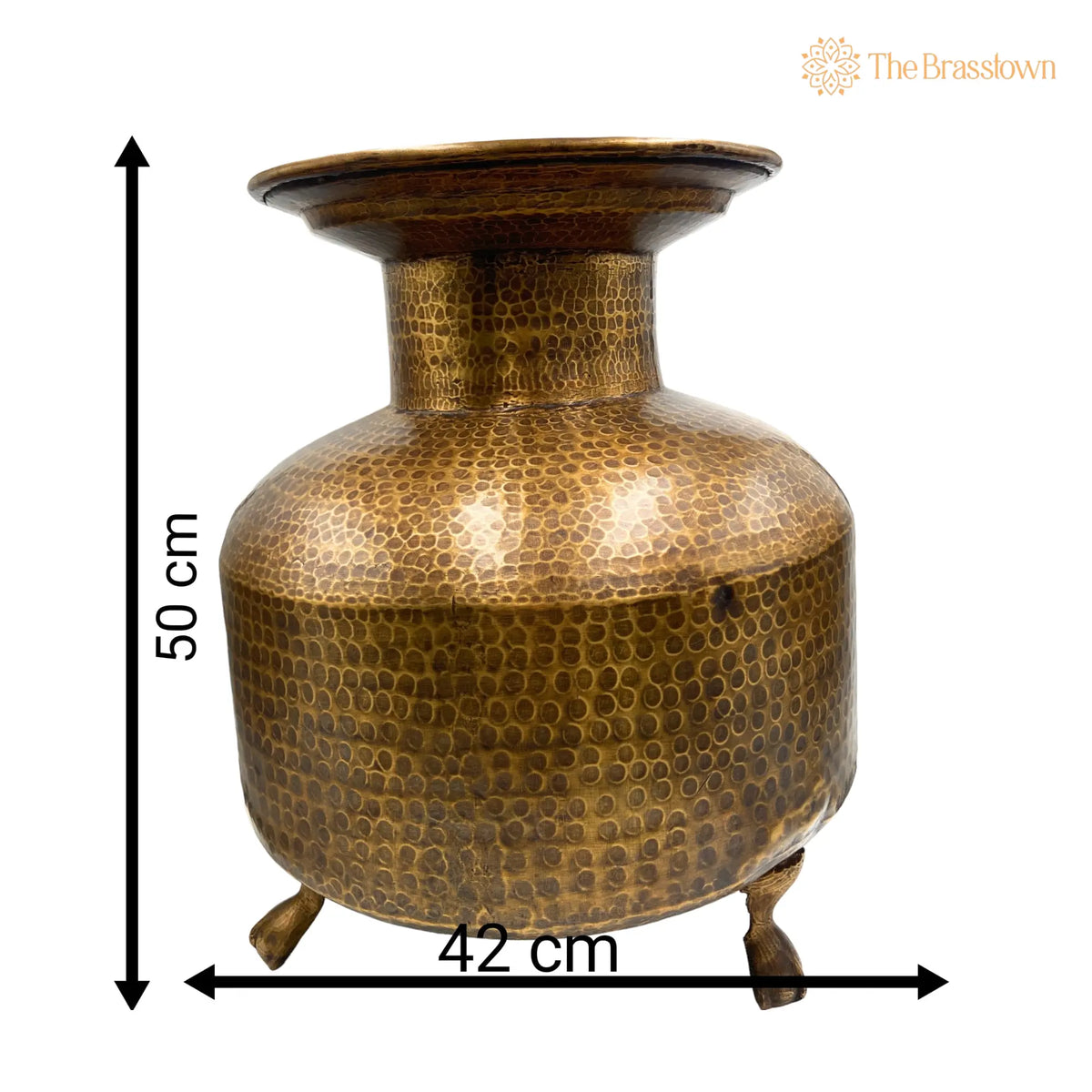 Brass Antiques Planter Bowls – Handcrafted Décor Bowl, Pittal Ka Katora, Decorative Antique 20 Inch 3