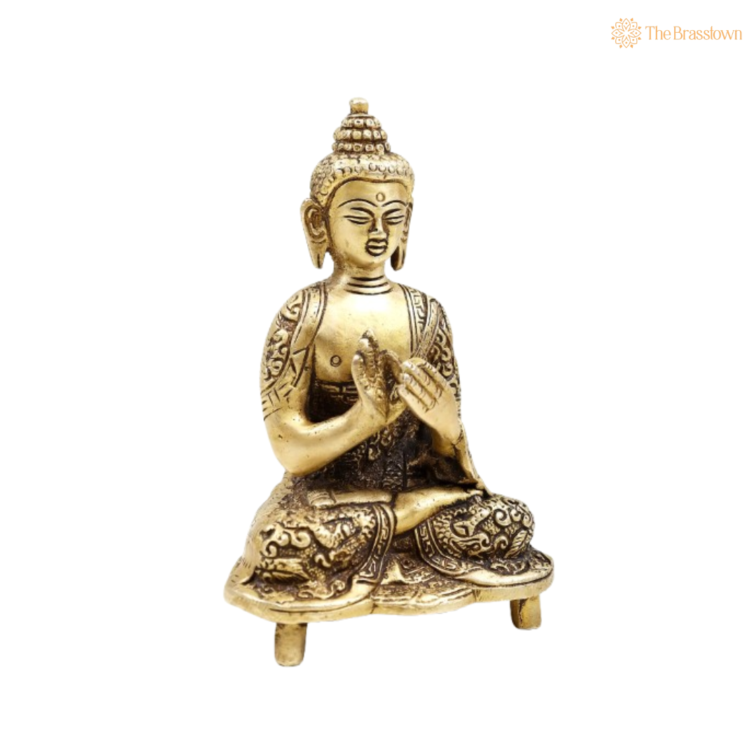 Serene Buddha Idol – A Symbol of Peace 6 Inch