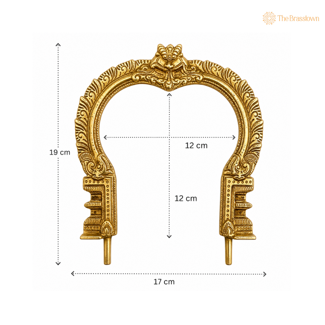 Traditional Brass Arch Frame 7.5 Inch