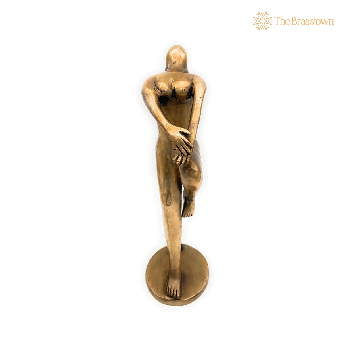 Brass Modern Art – Handcrafted Arts, Brass Awards, Brass Trophy, Brass Lady, Home Décor, Decoratives 14.5 Inch 4
