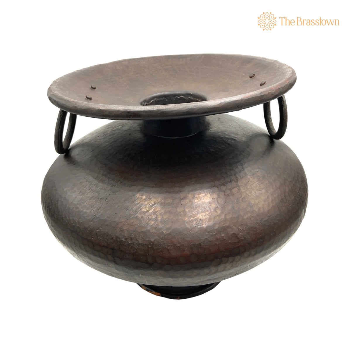 Brass Antique Big Planter Bowls – Handcrafted Décor Bowl, Pittal Ka Katora, Decorative 14 Inch 3