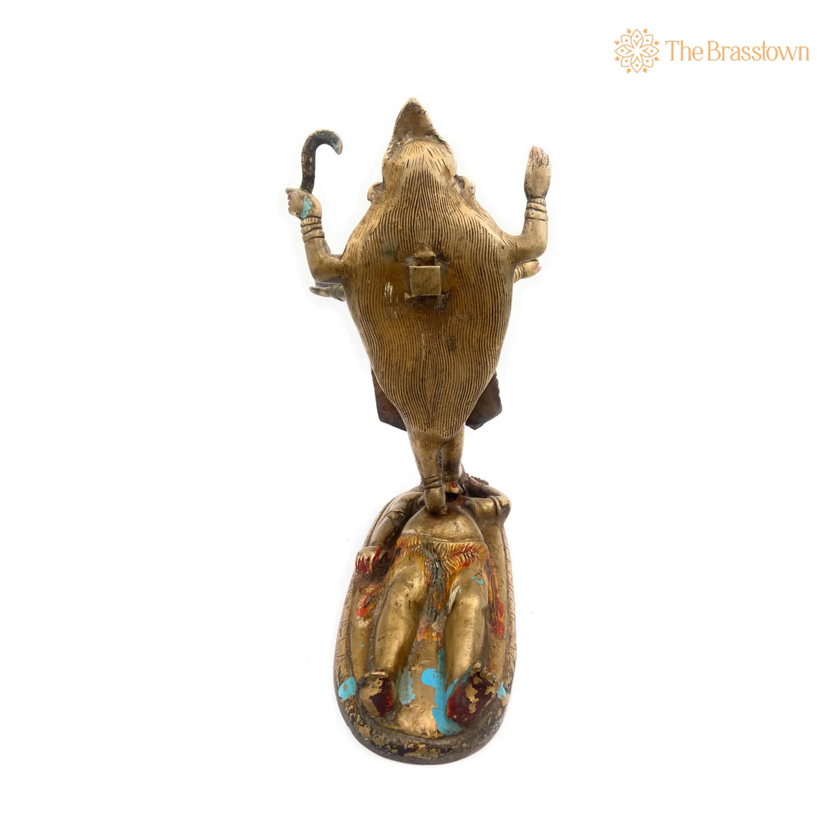 Handcrafted Brass Mahakali Durga Idol – Kalika Devi, Chamundeshwari for Puja, Home Mandir & Décor 11.5 Inch 3