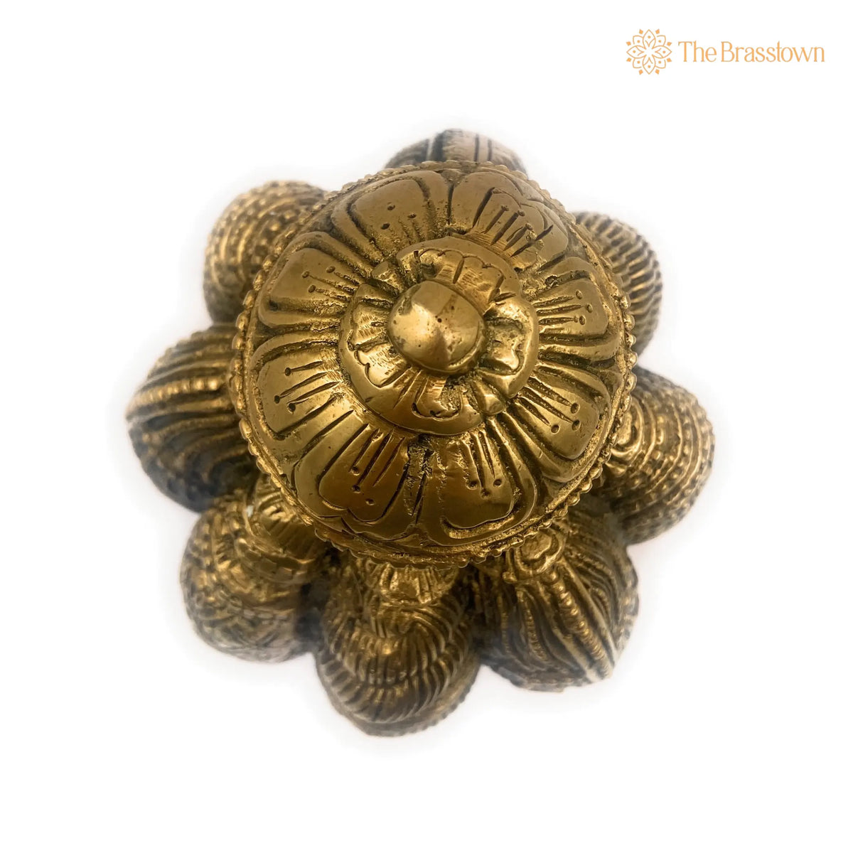 Brass Multi Face Brahma Head – Handcrafted Lord Brahma Face, Brahma Face, Brahma Ji, Brass Brahma Statue for Home Décor & Gifting 8 Inch 5