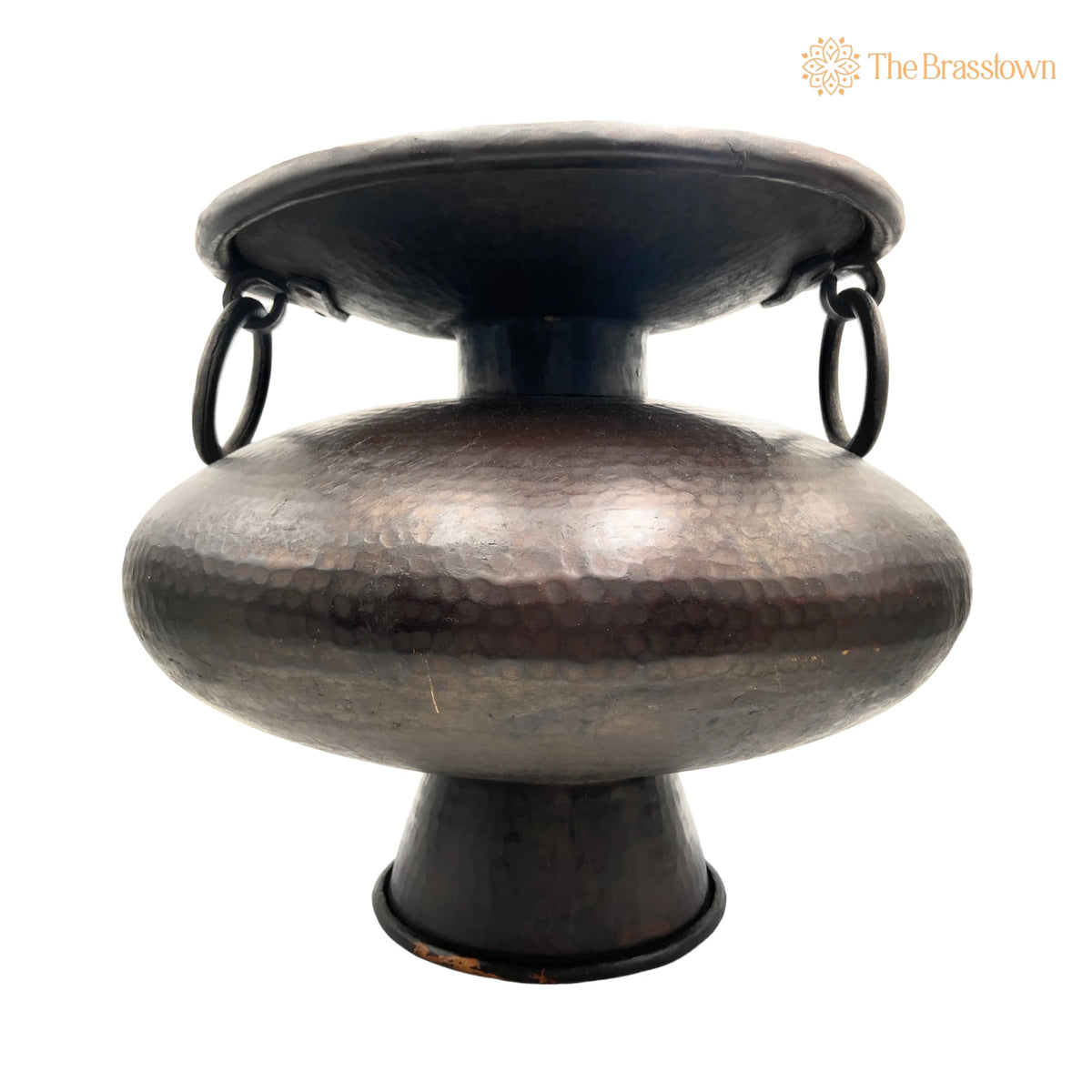 Brass Antique Big Planter Bowls – Handcrafted Décor Bowl, Pittal Ka Katora, Decorative 14 Inch 5