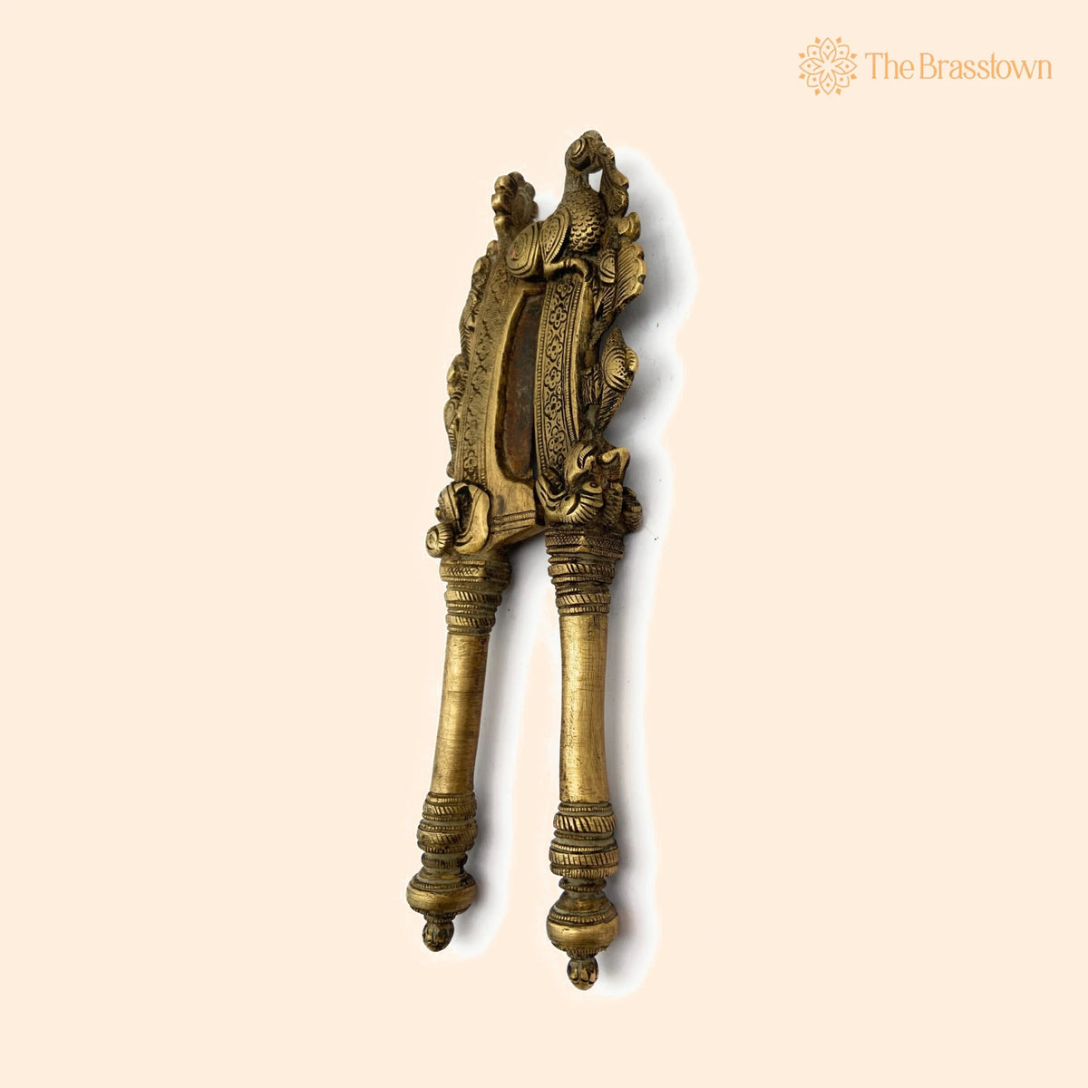 Brass Antique Nut Cutter Sarota Beetel Betel Nut Cutter – Handcrafted Traditional Showpiece for Home Décor &amp; Gifting 8 Inch 1