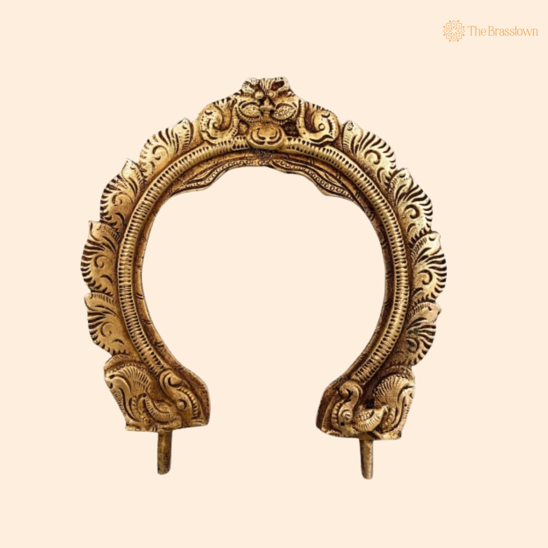 Traditional Brass Floral Arch Frame 5 Inch