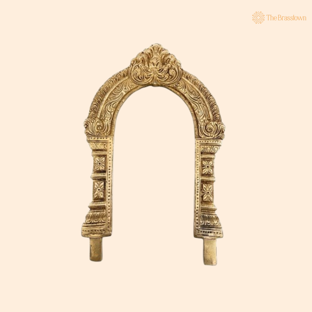 Ornate Brass Arch Frame 10.5 Inch