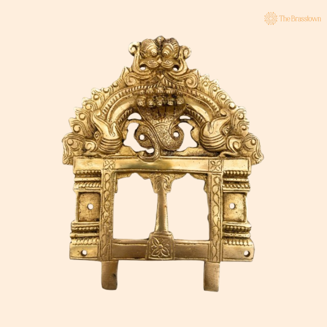Traditional Brass Nag Decorative Arch Frame 7 Inch