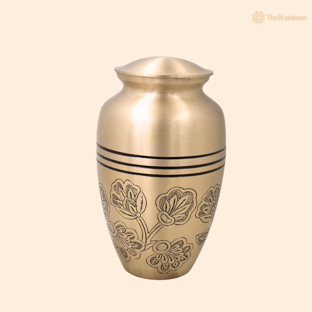 Handcrafted Brass Traditional Multipurpose Box – Traditional Peetal Decorative Storage Peti Organizer for Home Décor, Pooja, Jewelry &amp; Gifting (Gold Finish) 10 Inch