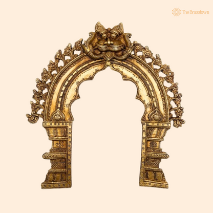 Traditional Brass Lion Arch Frame 14.5 Inch