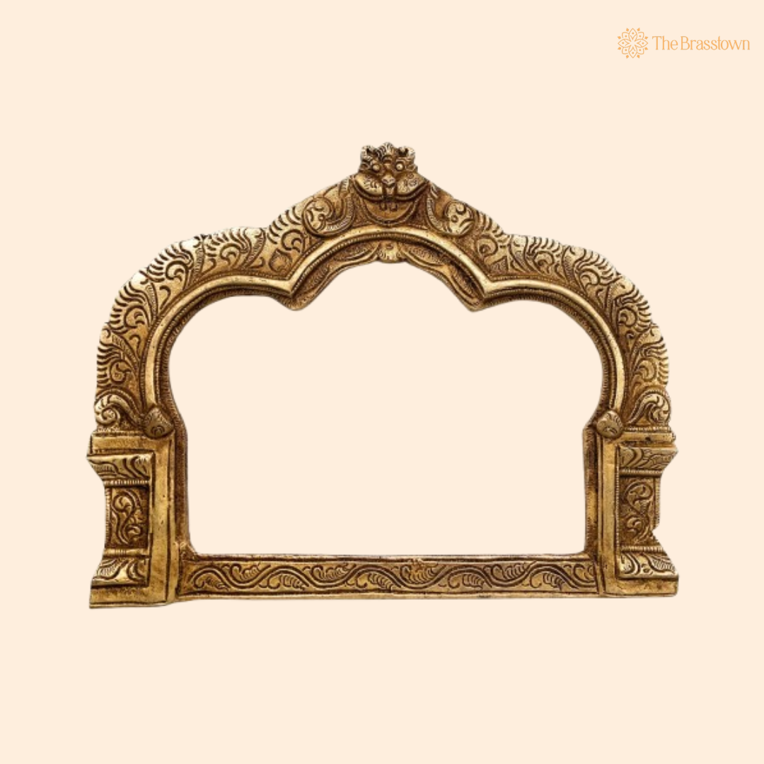 Antique Brass Decorative Arch Frame 7 Inch