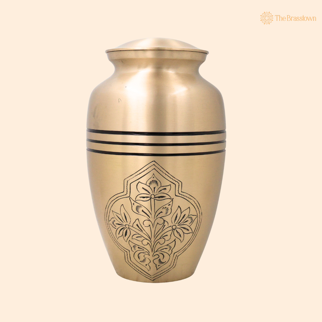Brass Handcrafted Traditional Multipurpose Box – Peetal Decorative Storage Peti Organizer for Home Décor, Pooja, Jewelry &amp; Gifting (Gold Finish) 10 Inch