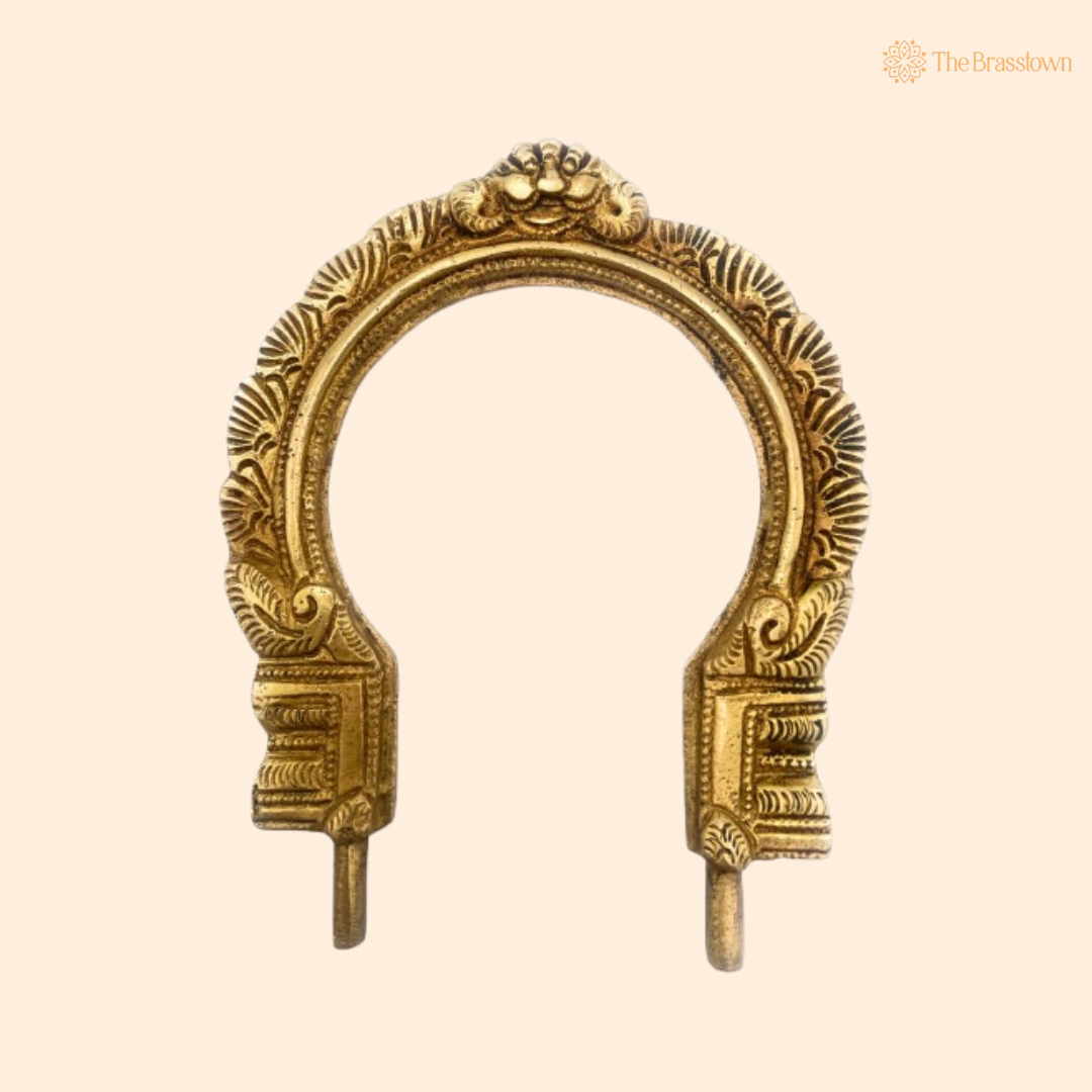 Handcrafted Antique Brass Arch Frame 6.5 Inch