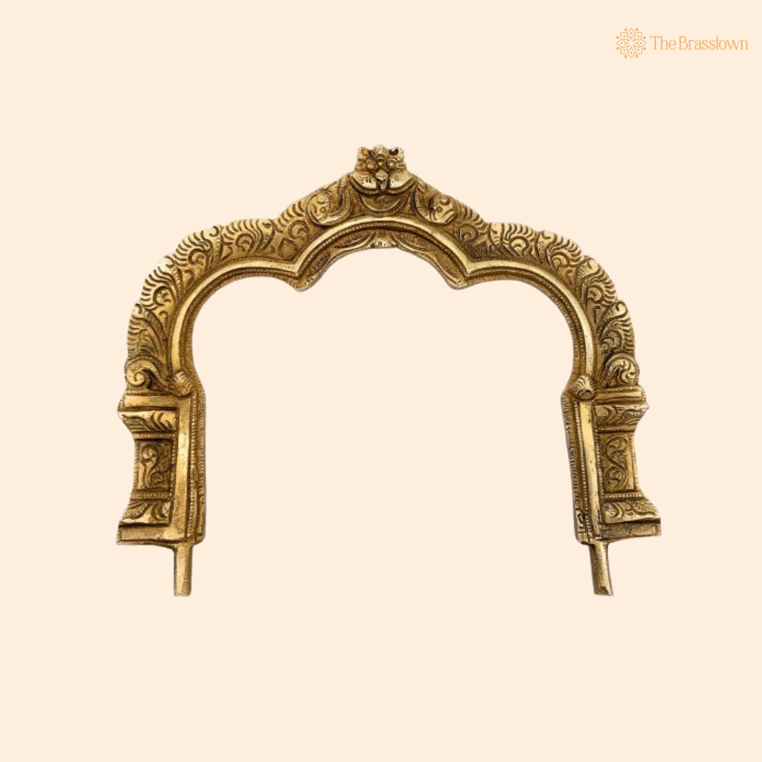 Antique Brass Arch Frame 8 Inch