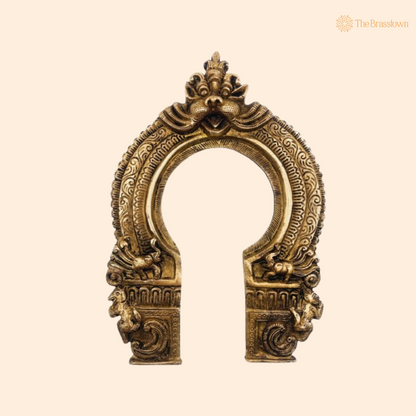 Traditional Brass Lion Arch Frame 10 Inch
