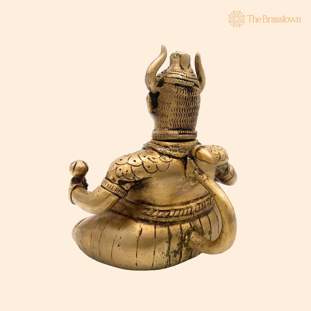 Brass Decorative Traditional Diya – Handcrafted Oil Lamp Vilakku Kiran Lamp For Temples, Puja, Gifts, Home Décor 5.5 Inch 1