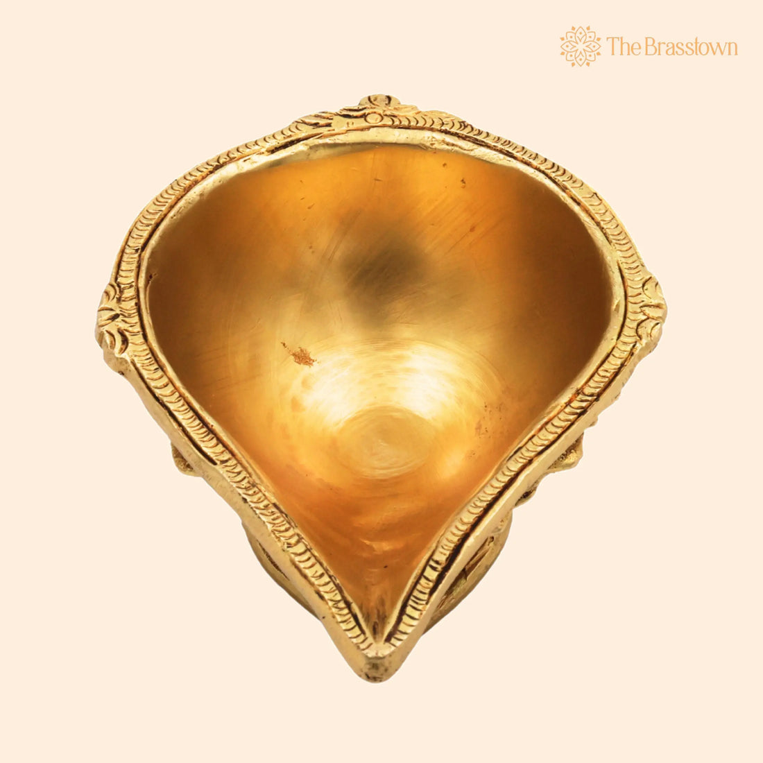 Handcrafted Brass Diya – Traditional Deepam, Pooja Lamps, Puja Deepak for Home Décor and Gifting 2 Inch 1