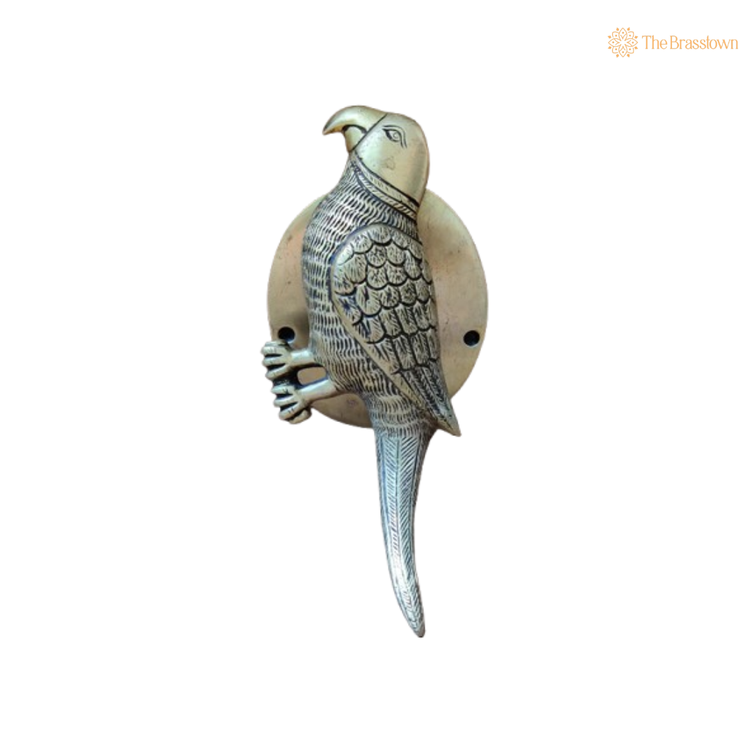 Brass Parrot Door Handle – A Symbol of Grace and Elegance 8.5 Inch