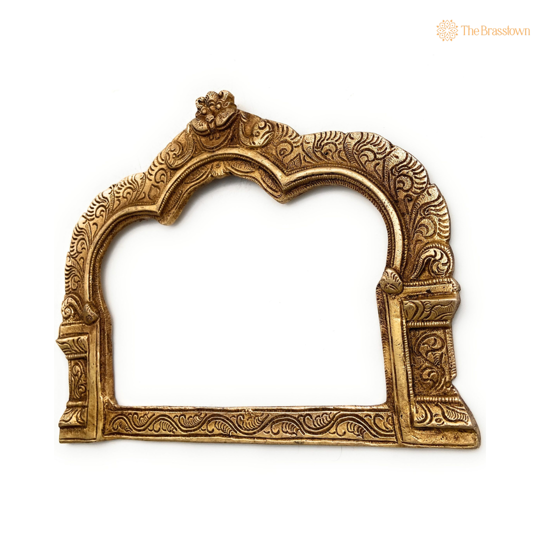 Antique Brass Decorative Arch Frame 7 Inch