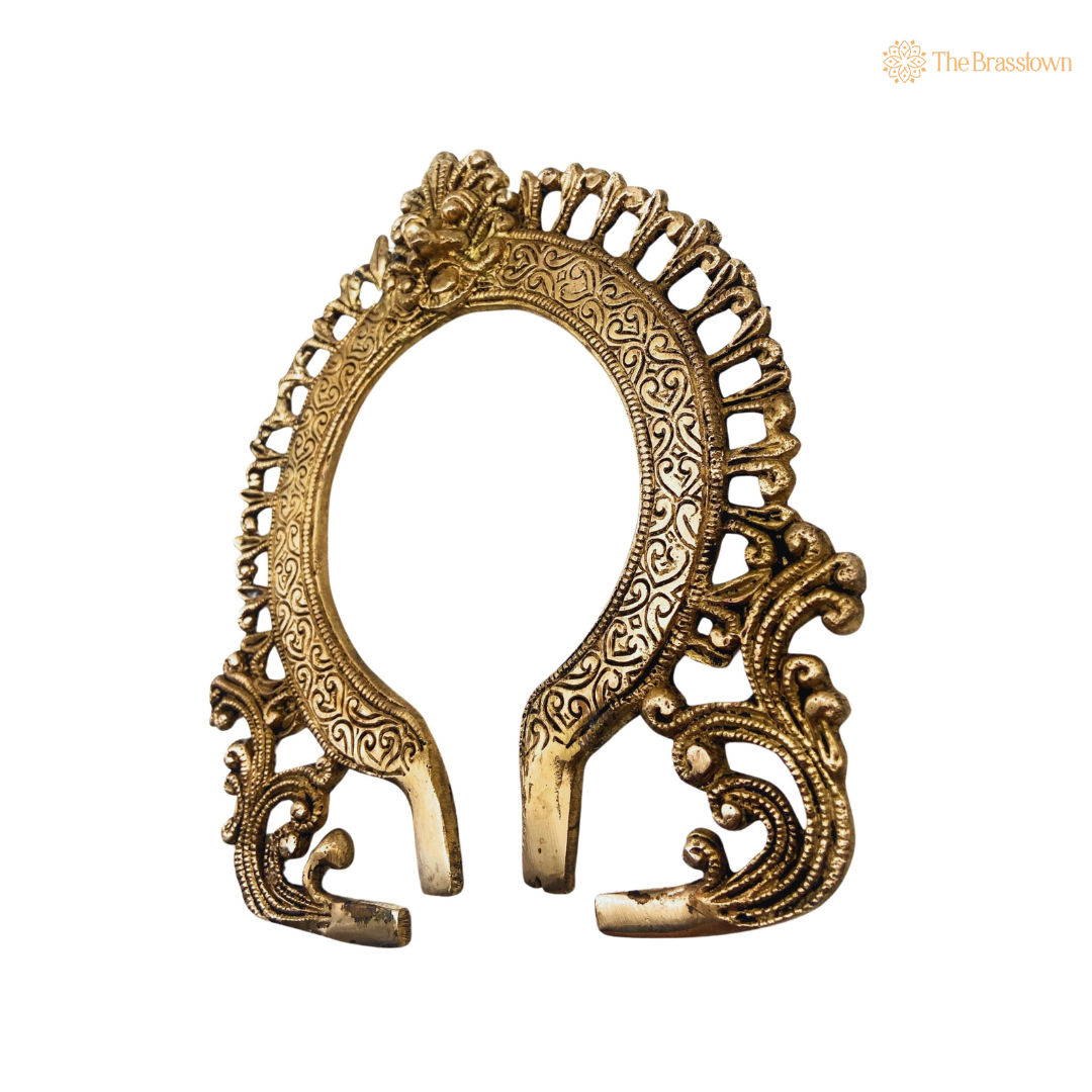 Ornate Brass Circular Arch Frame 9 Inch