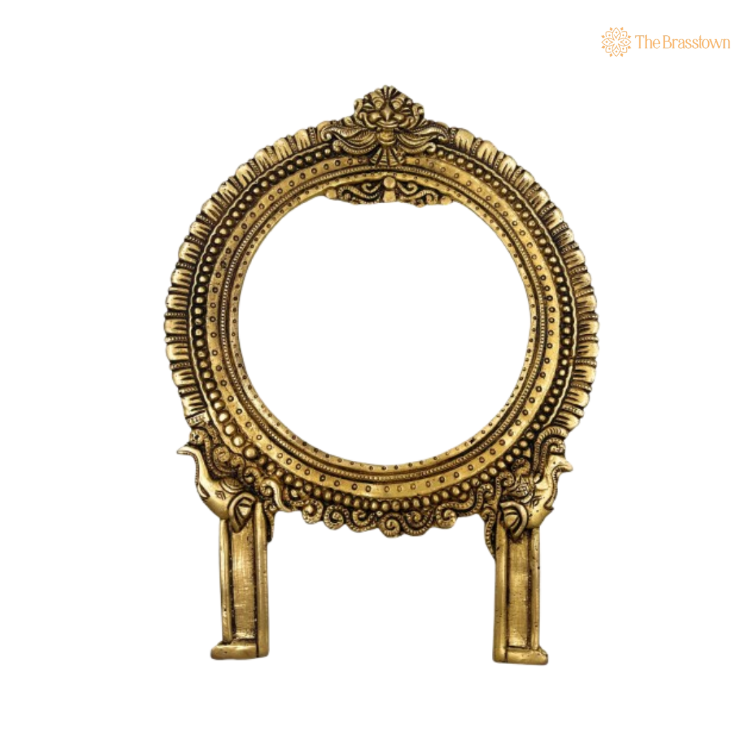 Traditional Brass Circular Arch Frame 11 inch