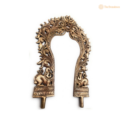 Intricately Designed Antique Brass Arch Frame 12 Inch